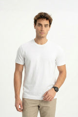 DÜMREK Black Mercerized Short Sleeve T-Shirt
