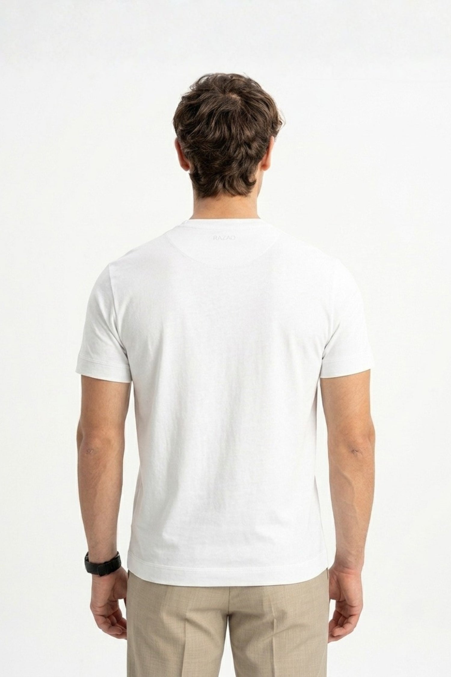 DÜMREK Black Mercerized Short Sleeve T-Shirt