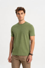 DÜMREK Çağla Merserize Kısa Kollu T-Shirt