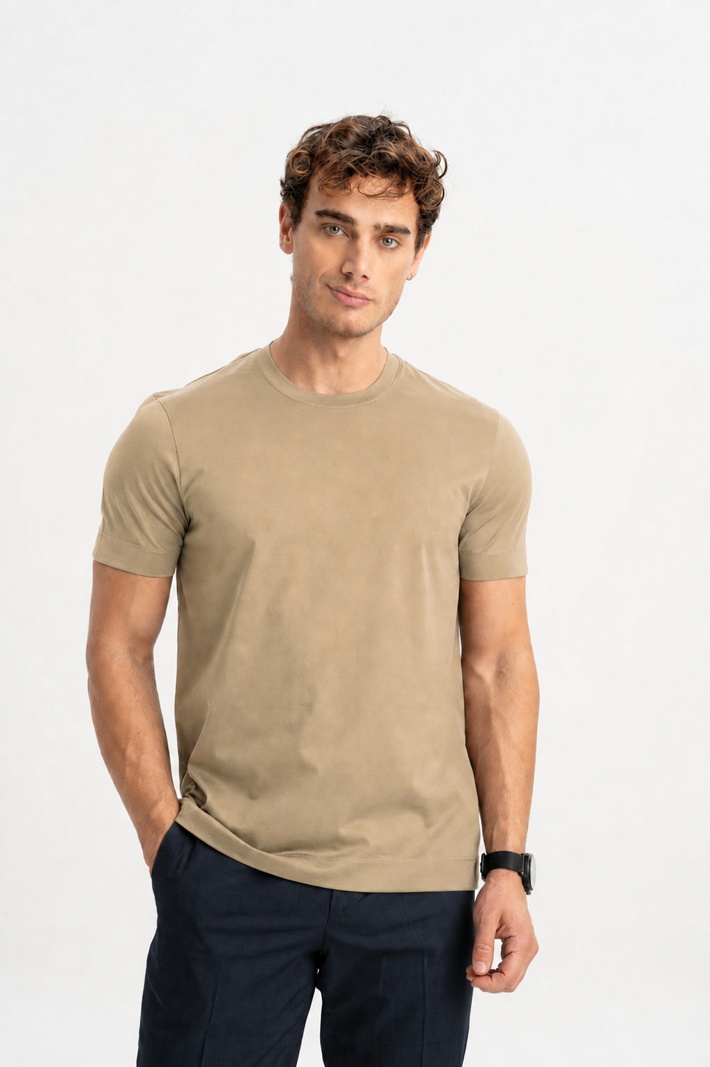DÜMREK Safari Merserize Kısa Kollu T-Shirt