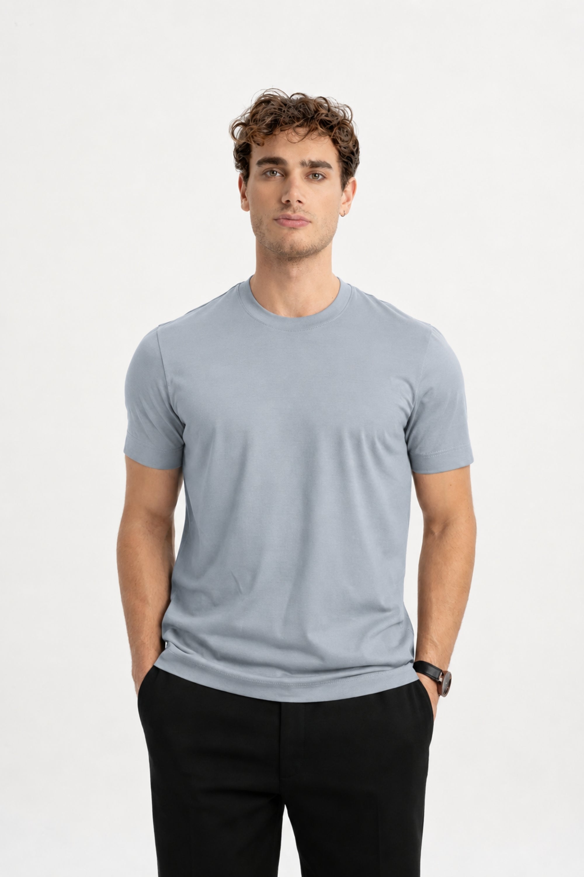 DÜMREK Taş Merserize Kısa Kollu T-Shirt