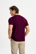 DÜMREK Vişne Merserize Kısa Kollu T-Shirt