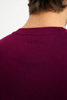 DÜMREK Vişne Merserize Kısa Kollu T-Shirt
