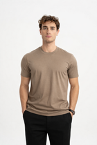 DÜMREK Vizon Merserize Kısa Kollu T-Shirt