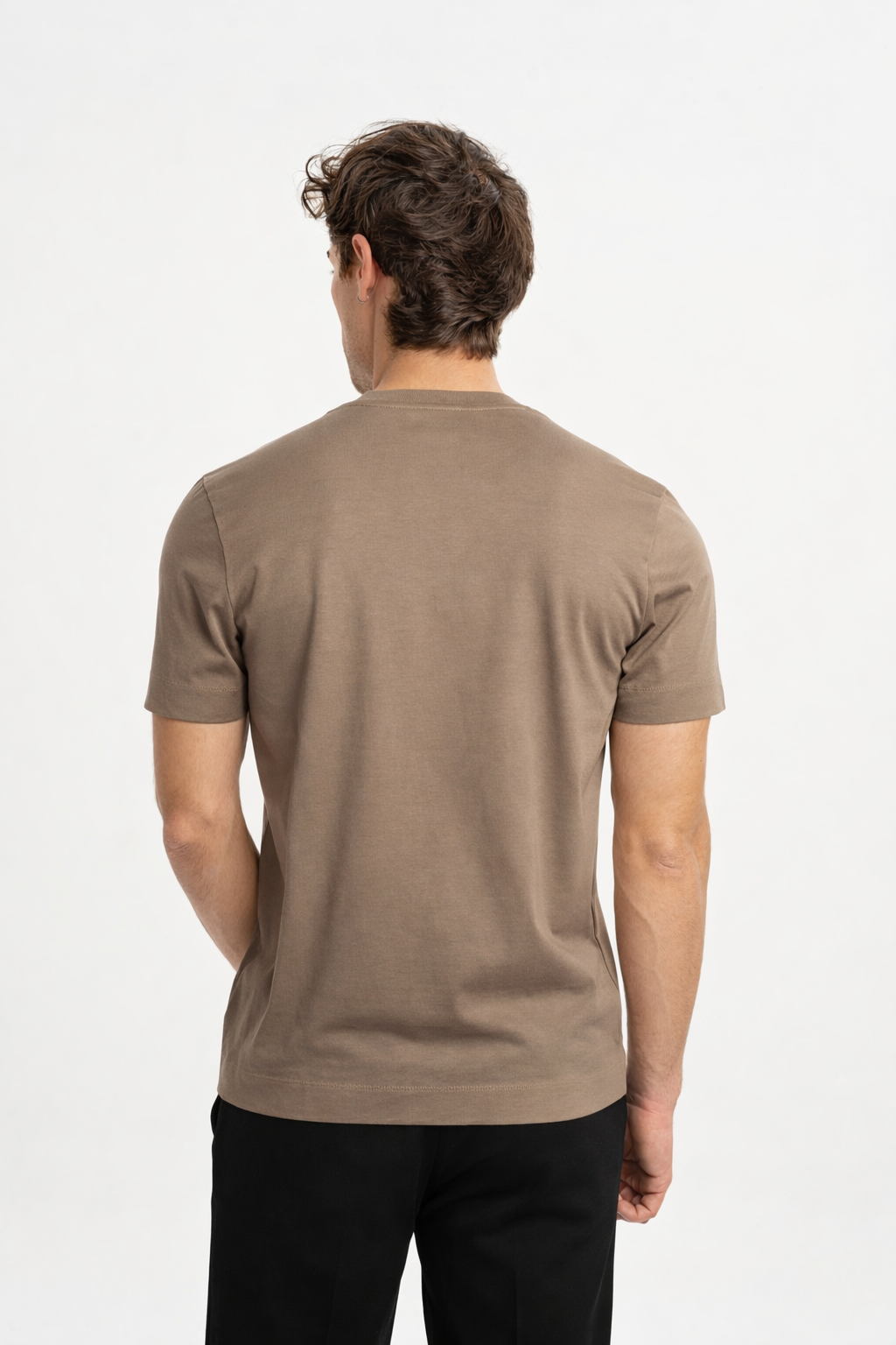DÜMREK Vizon Merserize Kısa Kollu T-Shirt