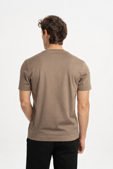 DÜMREK Vizon Merserize Kısa Kollu T-Shirt