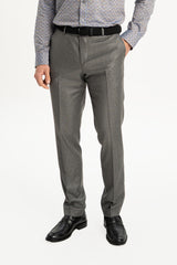 GERLENGEÇ Gray Wool Blend Chino Trousers