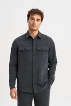 KOZLU Camel Wool Lined Checkered Jacket