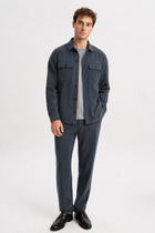 KOZLU Camel Wool Lined Checkered Jacket
