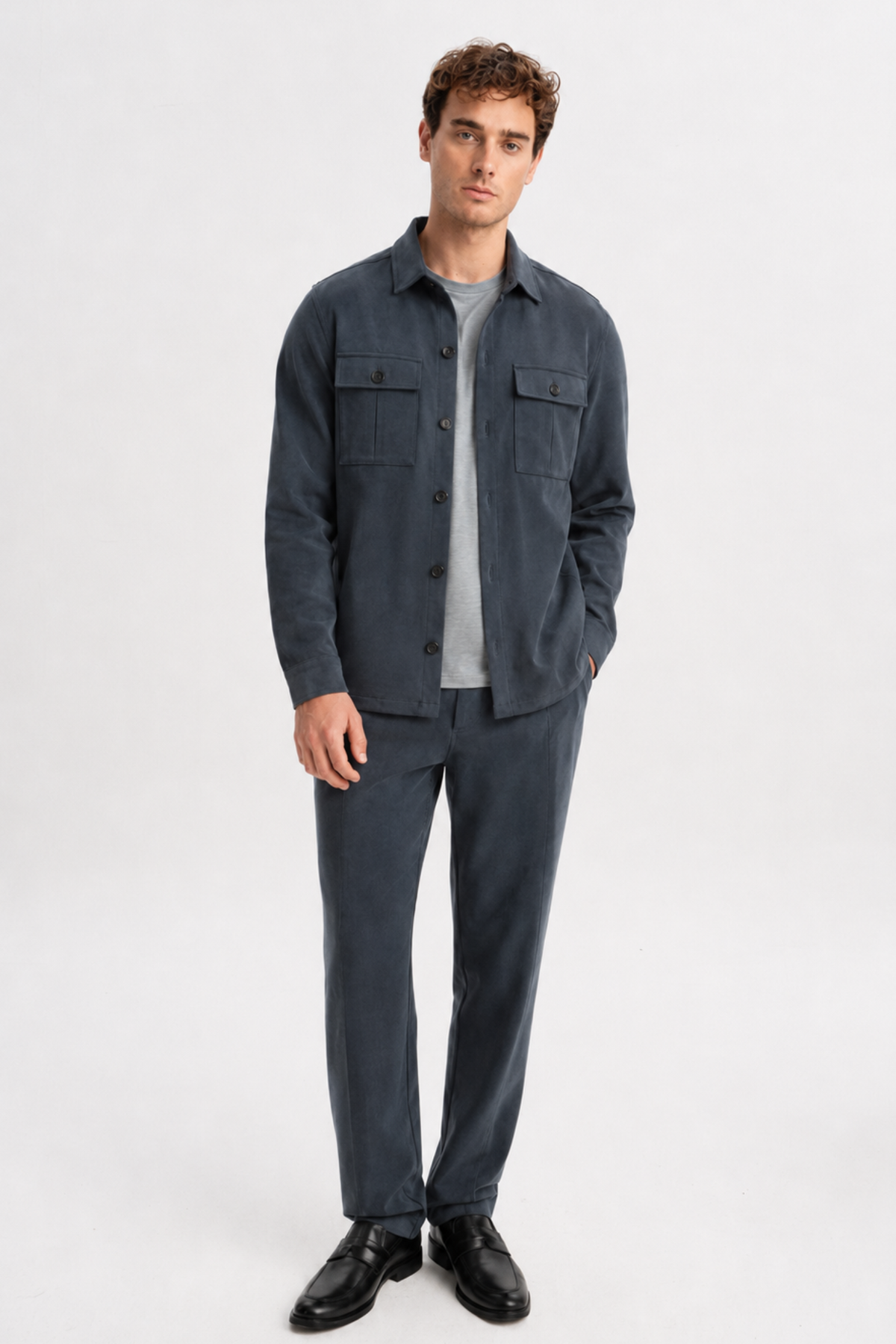 KOZLU Camel Wool Lined Checkered Jacket