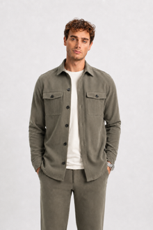 KOZLU Camel Wool Lined Checkered Jacket