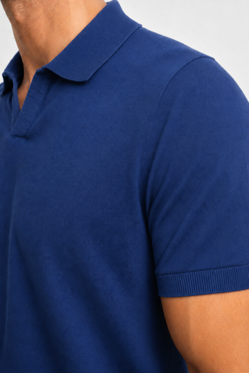 MARUFLAR Indigo Polo Yaka Triko