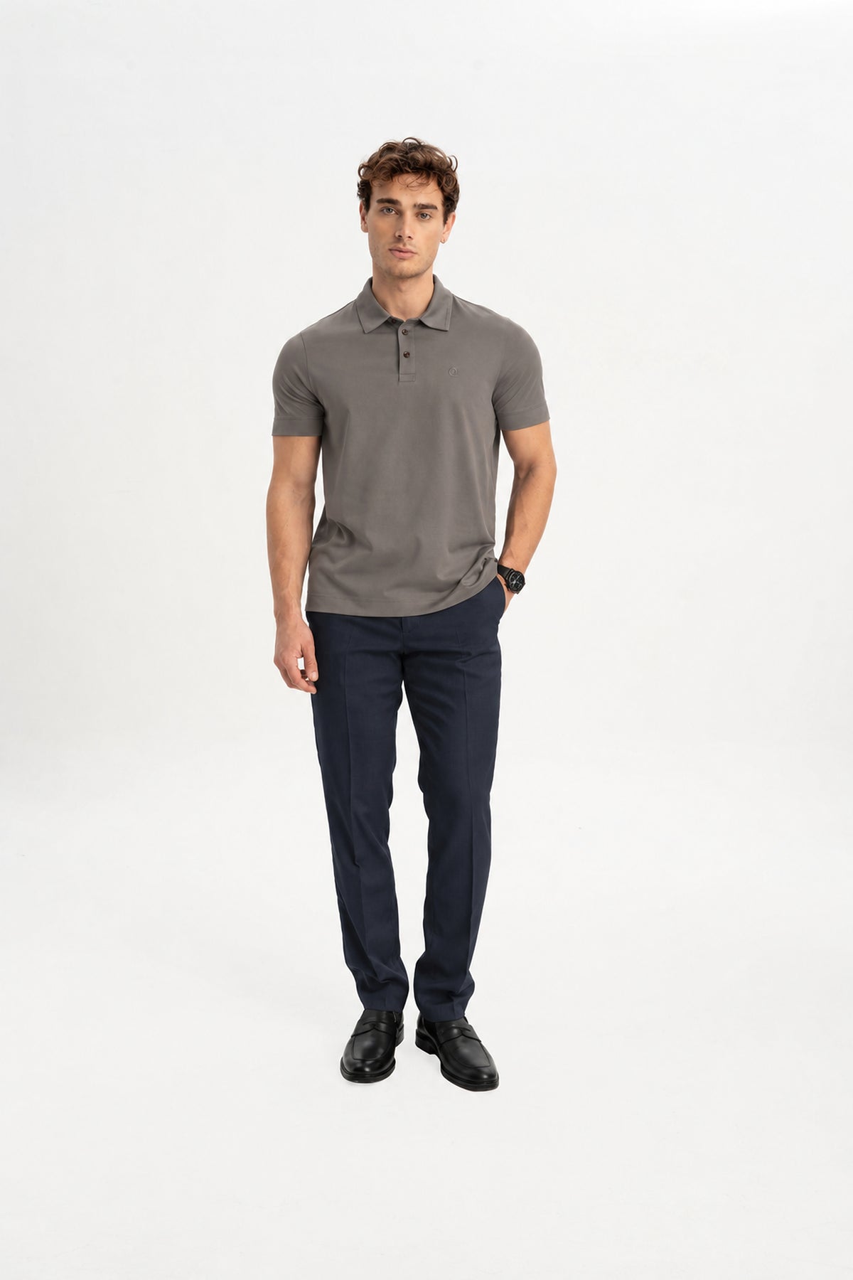 MİSVAK Nikel Merserize Kısa Kollu Polo Shirt