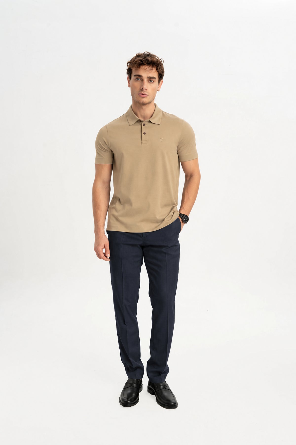 MİSVAK Safari Merserize Kısa Kollu Polo Shirt