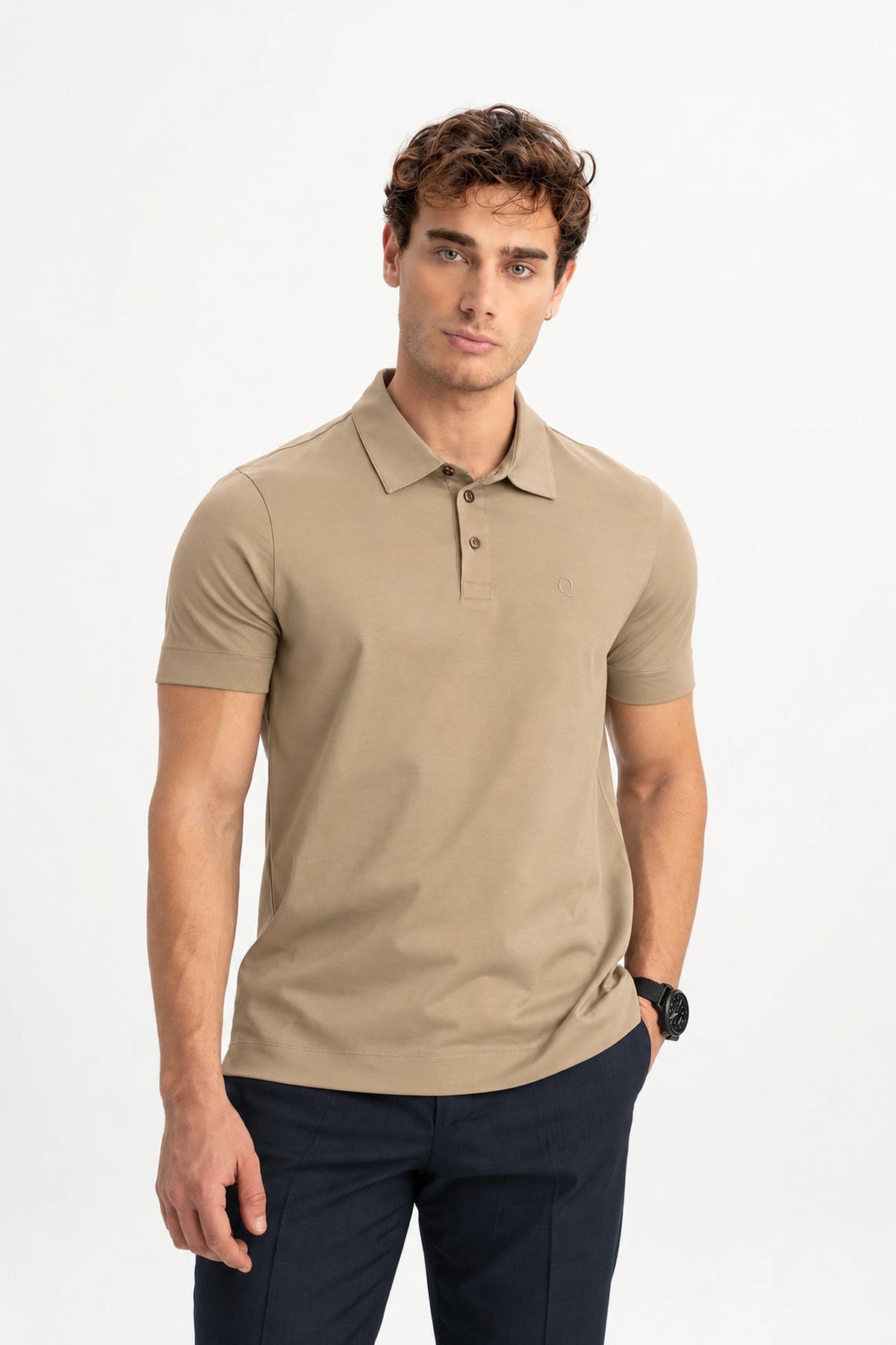 MİSVAK Safari Merserize Kısa Kollu Polo Shirt