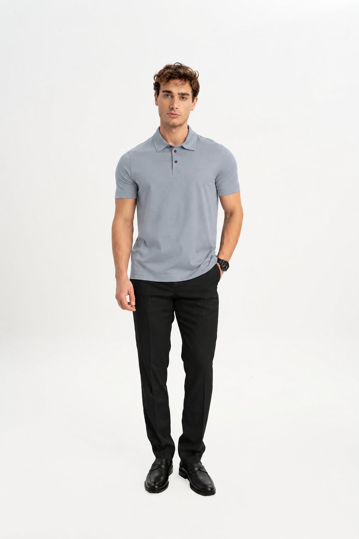 MİSVAK Taş Merserize Kısa Kollu Polo Shirt