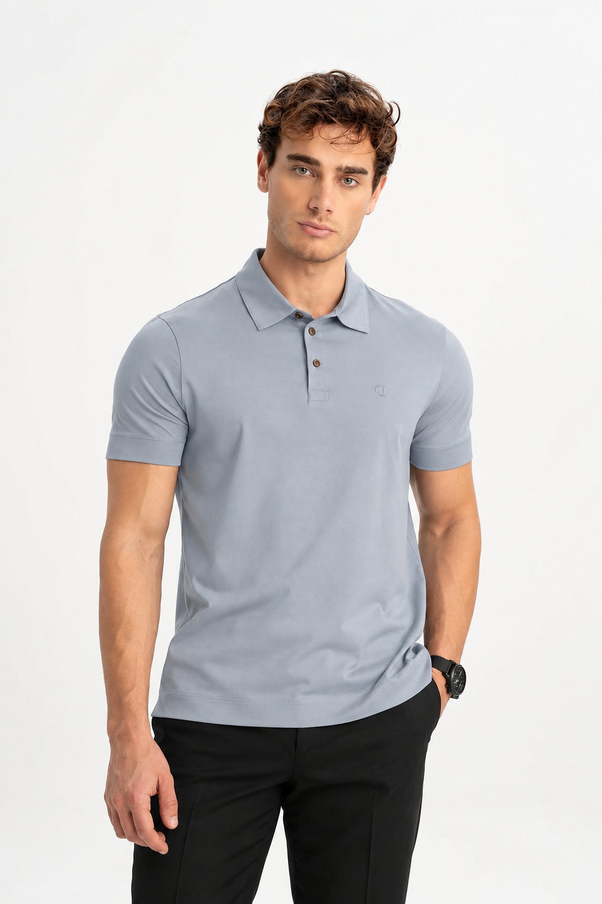 MİSVAK Taş Merserize Kısa Kollu Polo Shirt