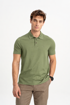 MİSVAK Çağla Merserize Kısa Kollu Polo Shirt