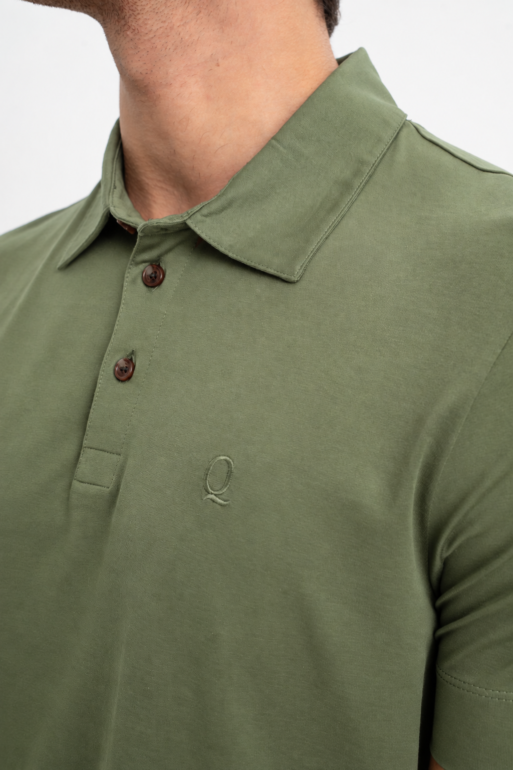 MİSVAK Çağla Merserize Kısa Kollu Polo Shirt