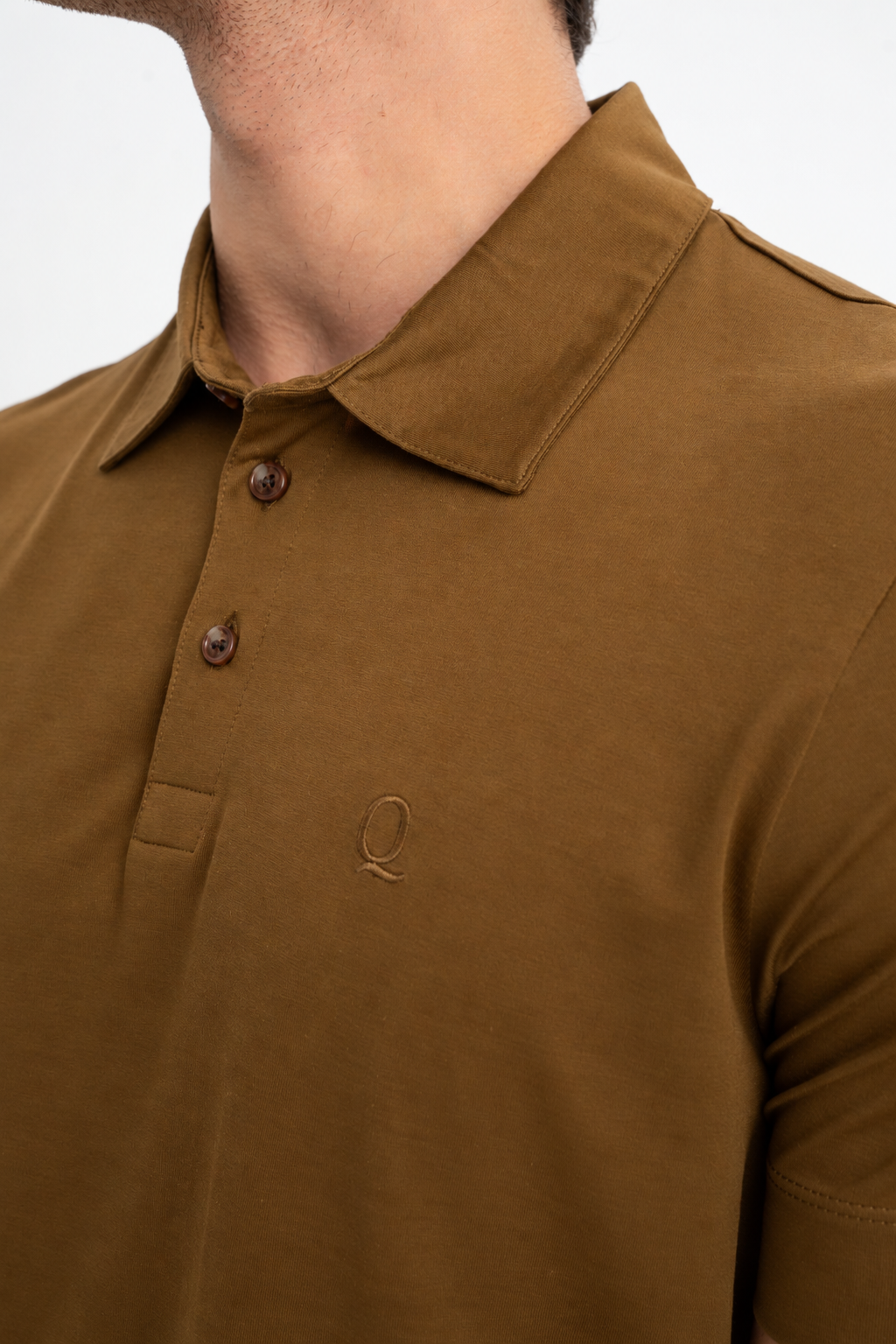 MİSVAK Camel Merserize Kısa Kollu Polo Shirt
