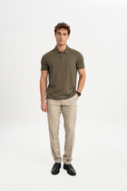MİSVAK Toprak Merserize Kısa Kollu Polo Shirt