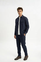 KOZLU Camel Wool Lined Checkered Jacket