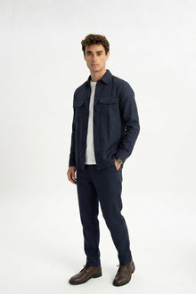 KOZLU Camel Wool Lined Checkered Jacket
