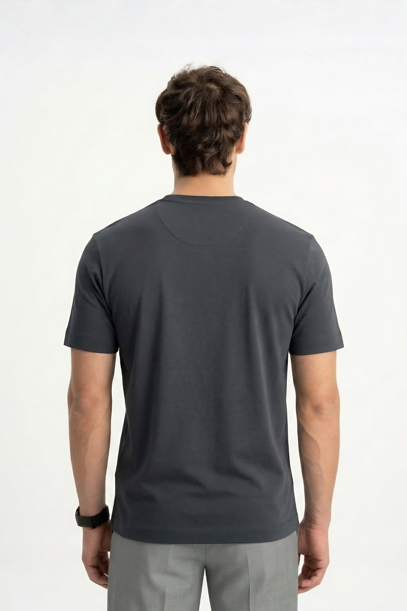 GEDİK Black Short Sleeve T-Shirt