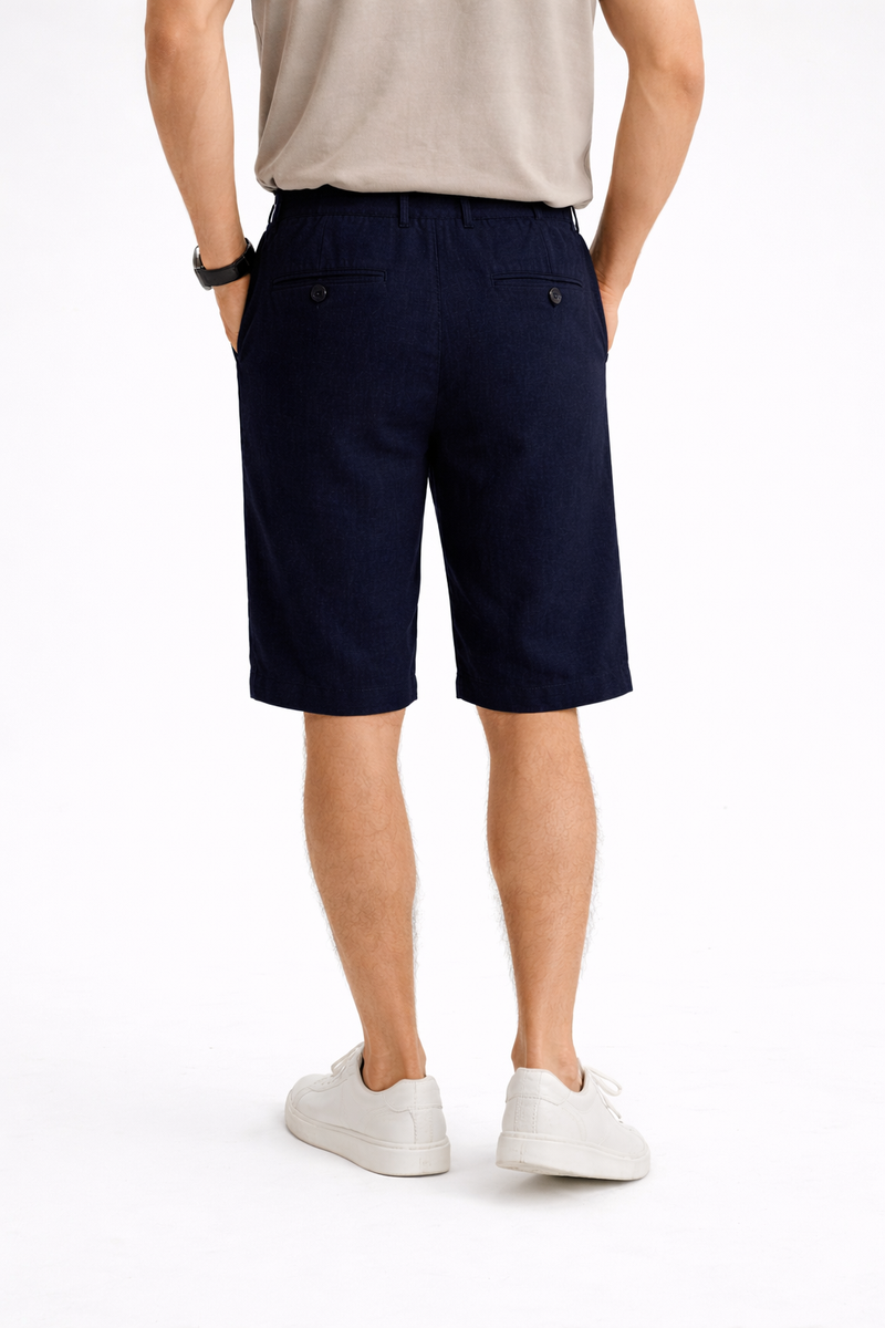 TORBALI Keten Chino Lacivert Şort