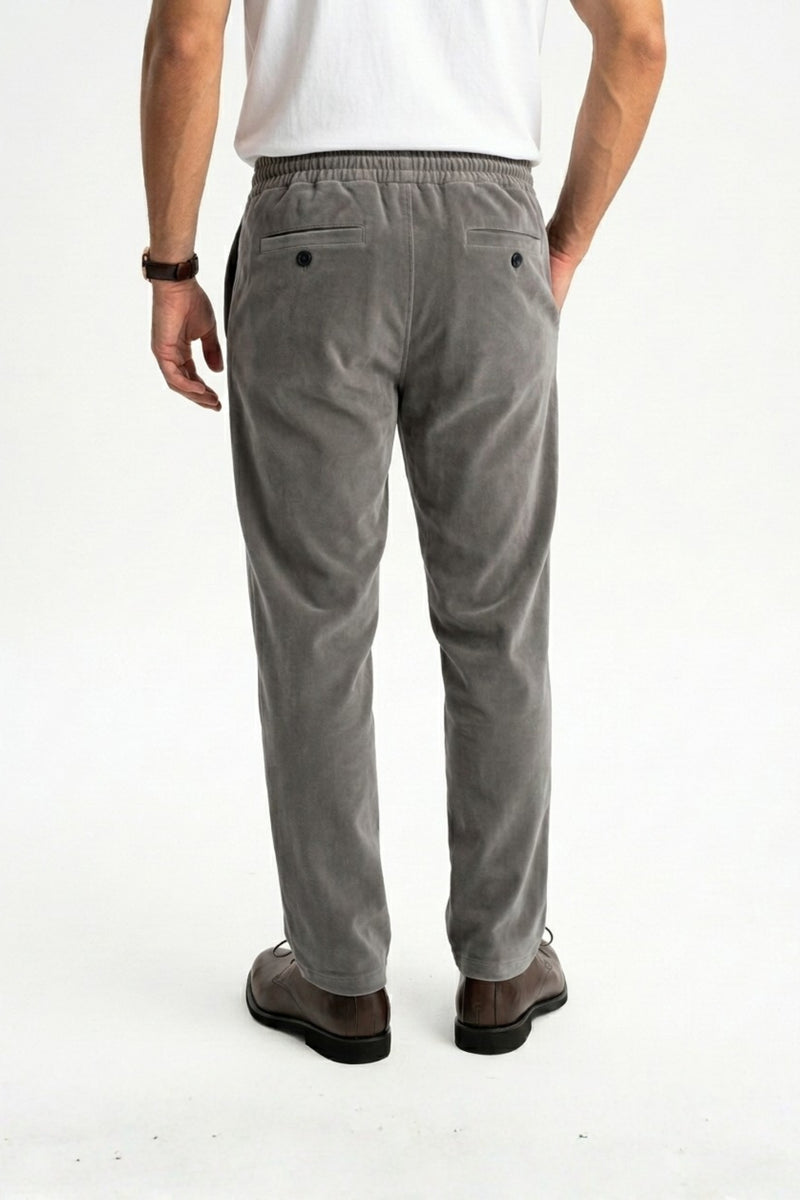 TONGURLU Light Brown Knitted Chino Trousers