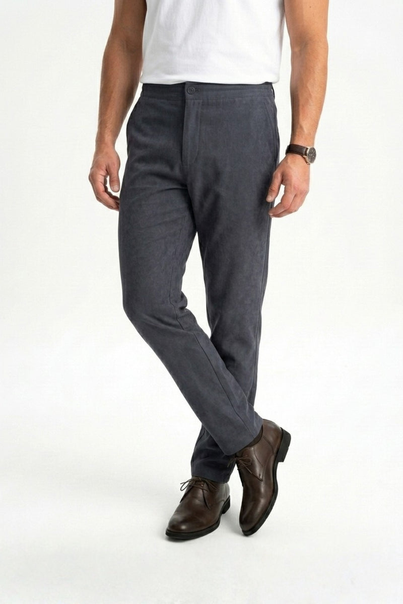 TONGURLU Light Brown Knitted Chino Trousers