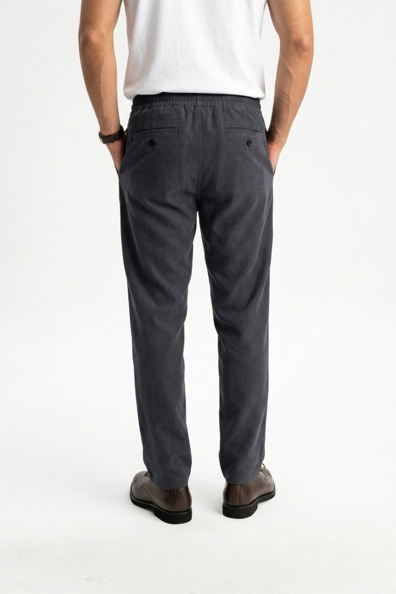 TONGURLU Light Brown Knitted Chino Trousers