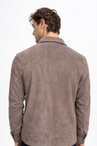 KOZLU Camel Wool Lined Checkered Jacket